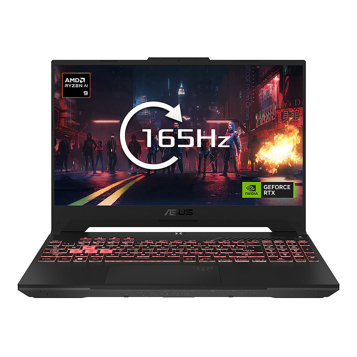 ASUS TUF Gaming A15 Laptop - 39.6 cm (15.6&quot;) - AMD Ryzen™ 9 8945H - 32 GB DDR5-SDRAM - 1 TB SSD - NVIDIA GeForce RTX 4070 - Wi-Fi 6 - Windows 11 Home - Grey