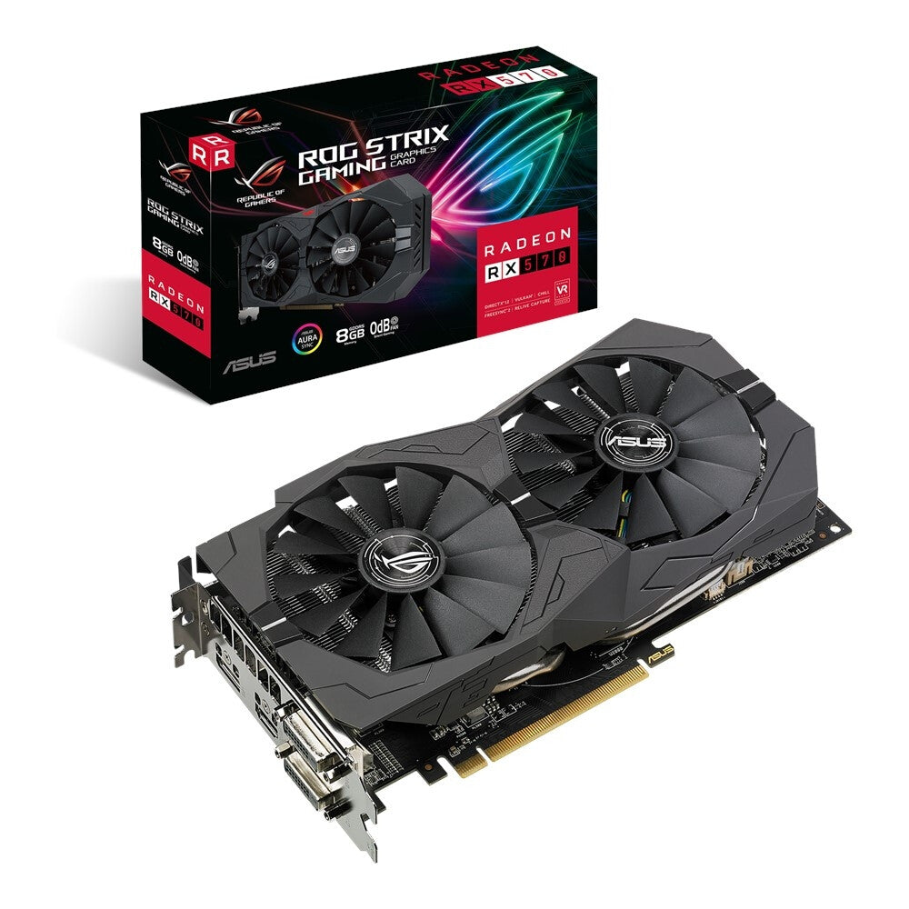 ASUS ROG STRIX GAMING - AMD 8GB GDDR5 Radeon RX570 graphics card