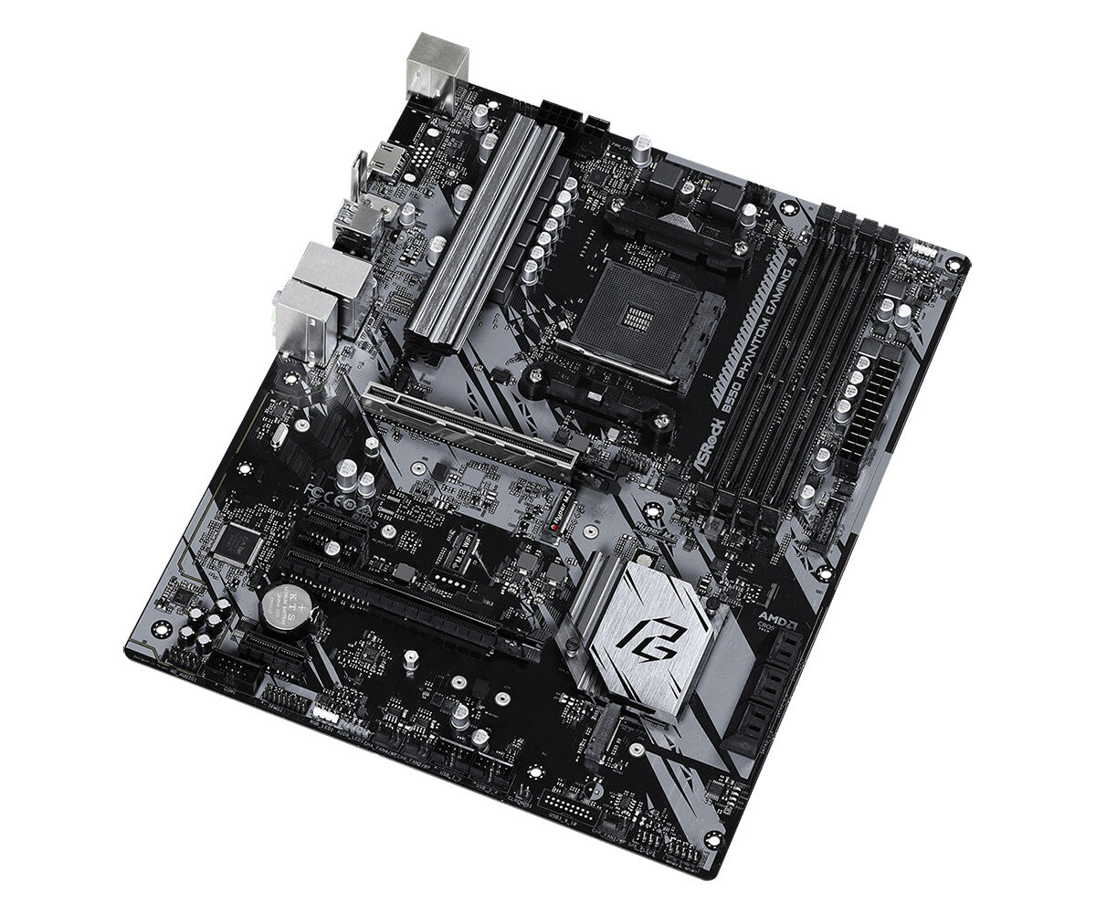 Asrock B550 Phantom Gaming 4 ATX motherboard - AMD B550 Socket AM4