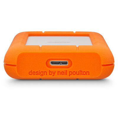 LaCie Rugged Mini - USB Type-C External HDD in Orange - 2 TB