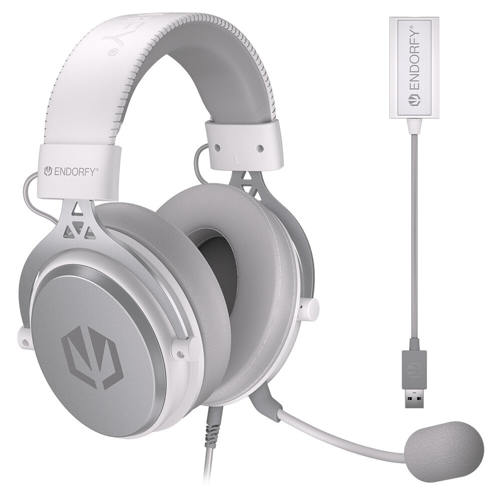 ENDORFY VIRO Plus Onyx - 3.5mm Wired Headset in White