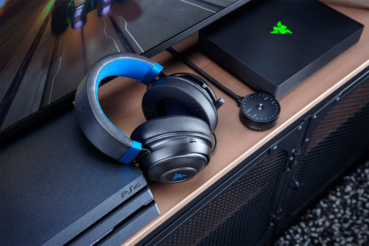 Razer Kraken for Console - Wired Gaming Headset in Black / Blue