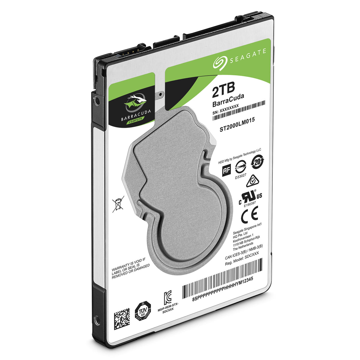 Seagate Barracuda - 5.4K RPM Serial ATA III 2.5&quot; HDD - 2 TB