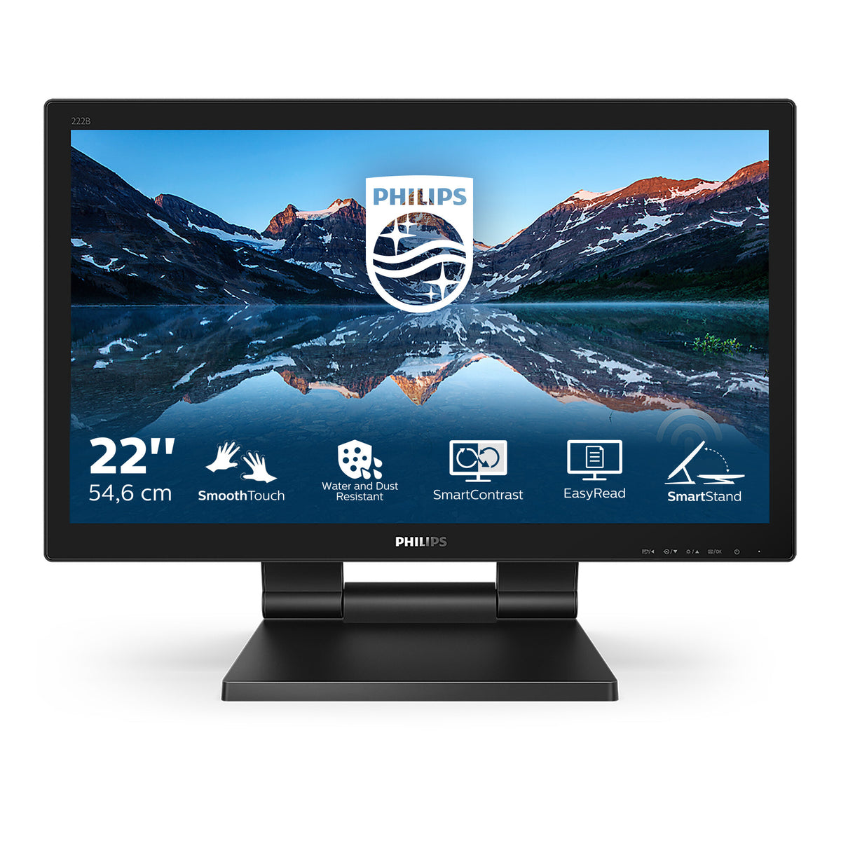 Philips 222B9T/00 - 54.6 cm (21.5&quot;) - 1920 x 1080 pixels LCD SmoothTouch Monitor