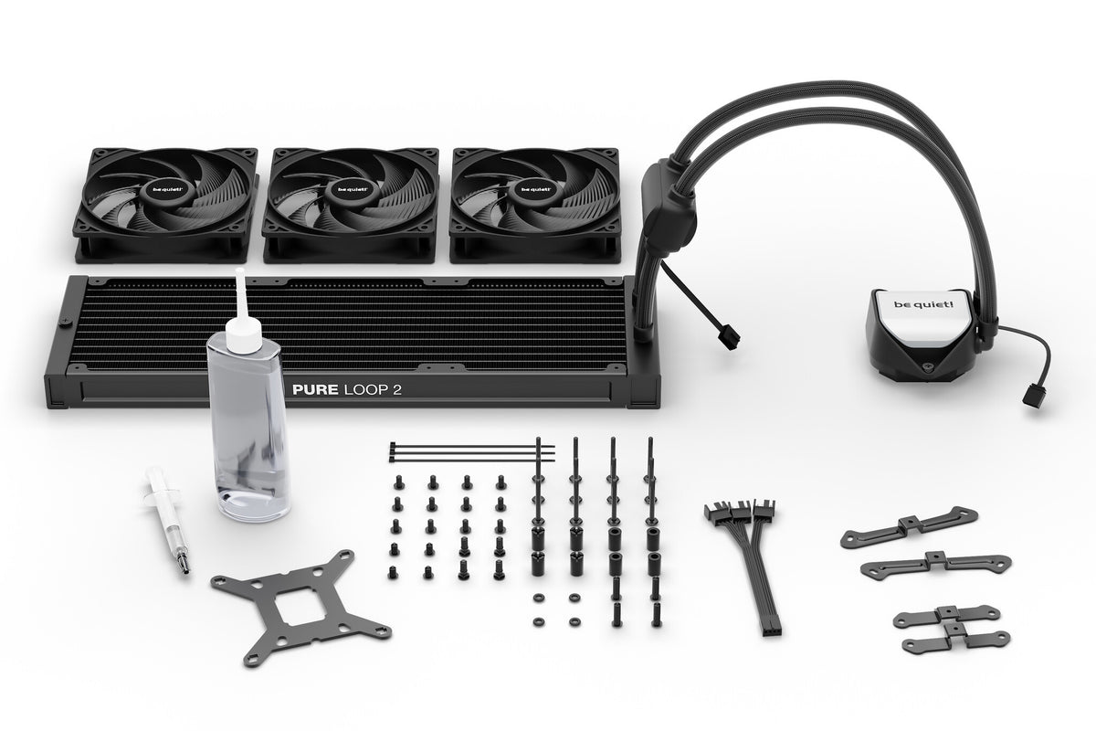 be quiet! Pure Loop 2 - All-in-one Liquid Processor Cooler in Black - 360mm