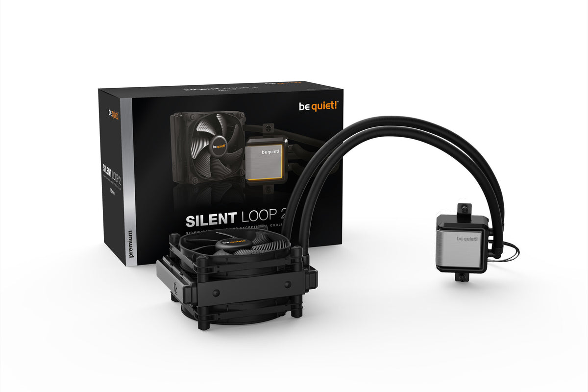 be quiet! Silent Loop 2 - All In One Liquid Processor Cooler in Black - 120mm