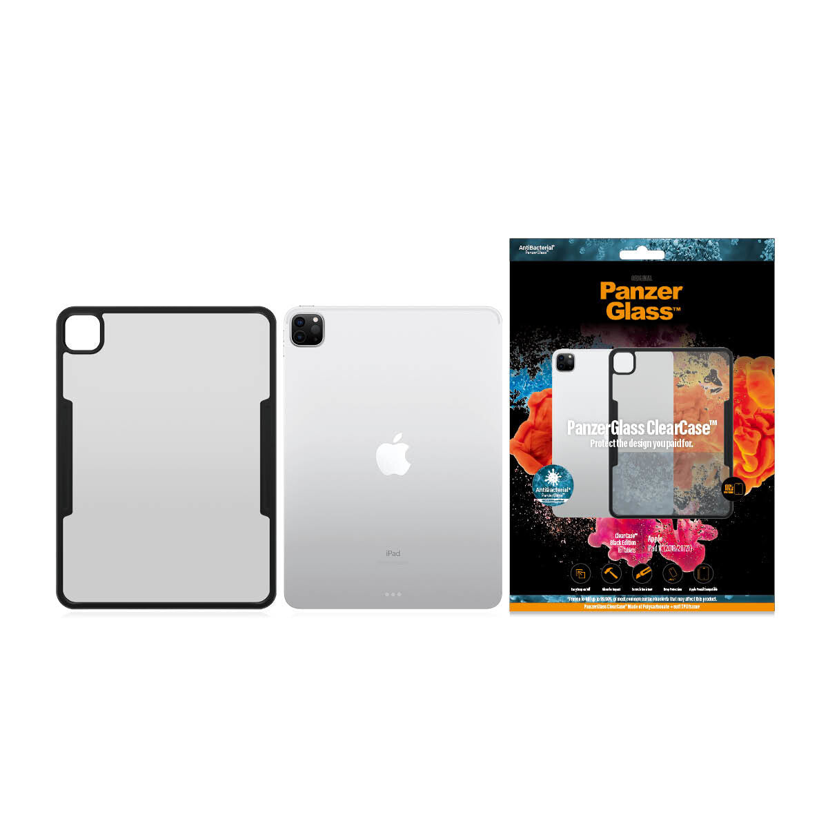 PanzerGlass ® ClearCase™ for 11&quot; iPad in Black / Transparent