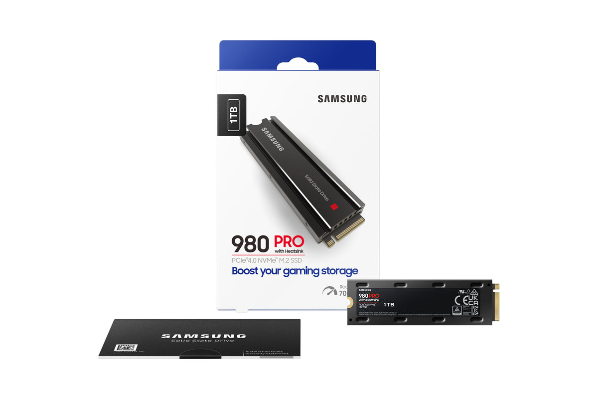 Samsung 980 Pro - PCI Express 4.0 V-NAND MLC NVMe M.2 SSD - 1 TB