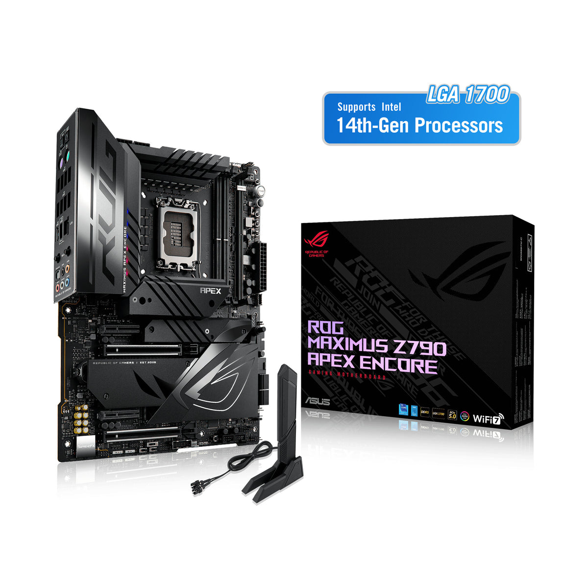 ASUS ROG MAXIMUS Z790 APEX ENCORE ATX Motherboard - Intel Z790 LGA 1700