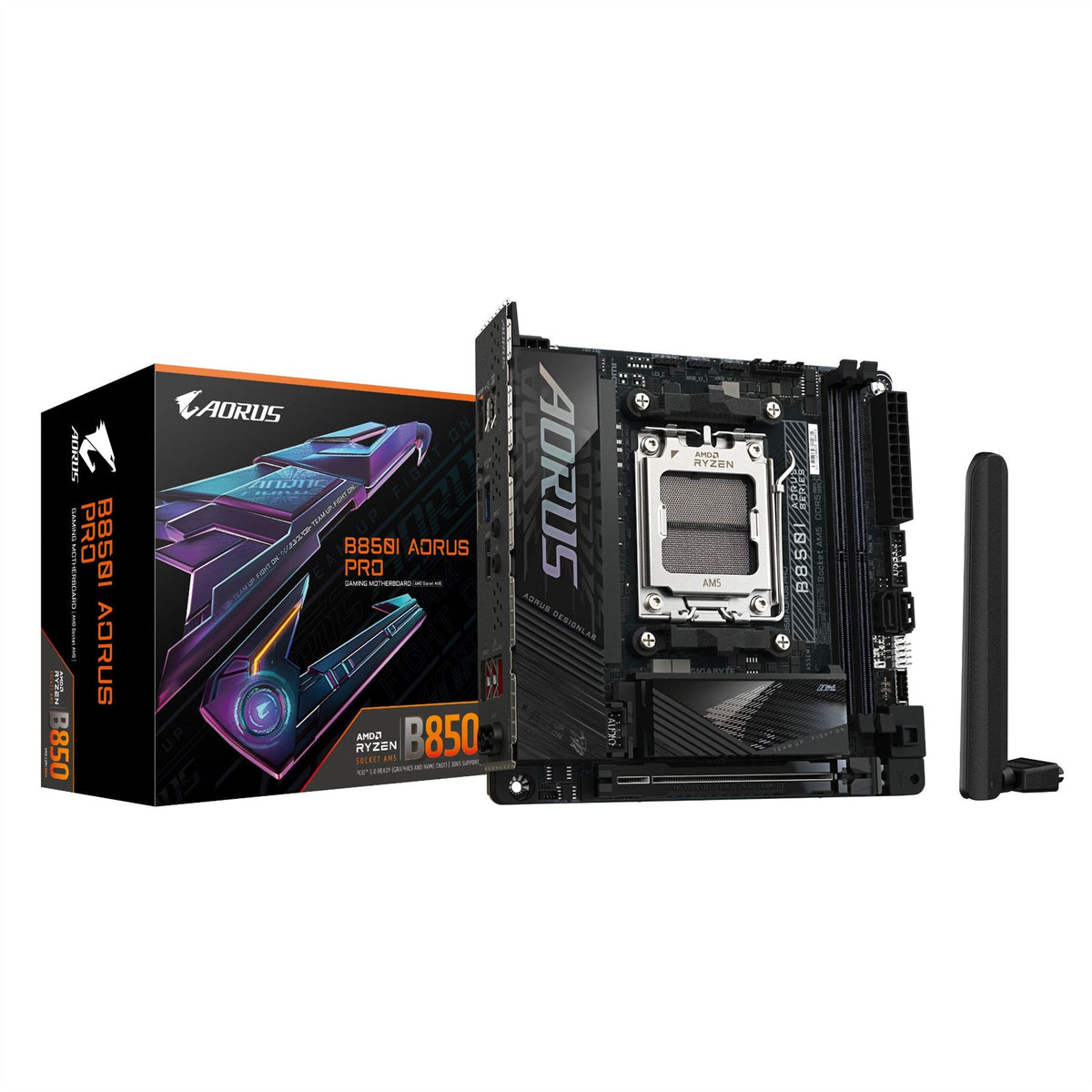 GIGABYTE B850I AORUS PRO Mini-ITX Motherboard - AMD B850 Socket AM5