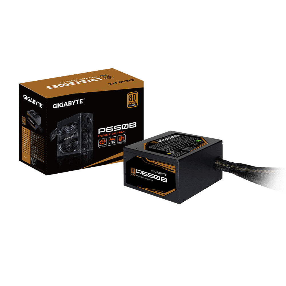 Gigabyte GP-650B - 650W 80+ Bronze Non-Modular Power Supply Unit