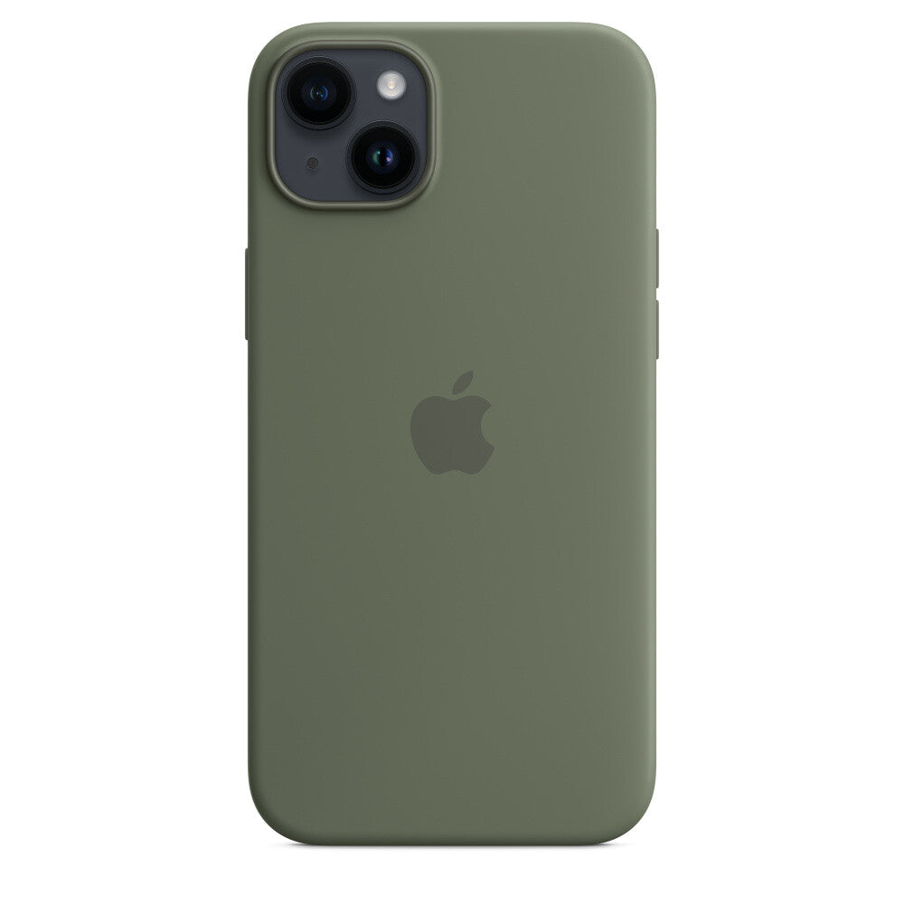 Apple MQUD3ZM/A - Silicone Case with MagSafe for iPhone 14 Plus in Olive