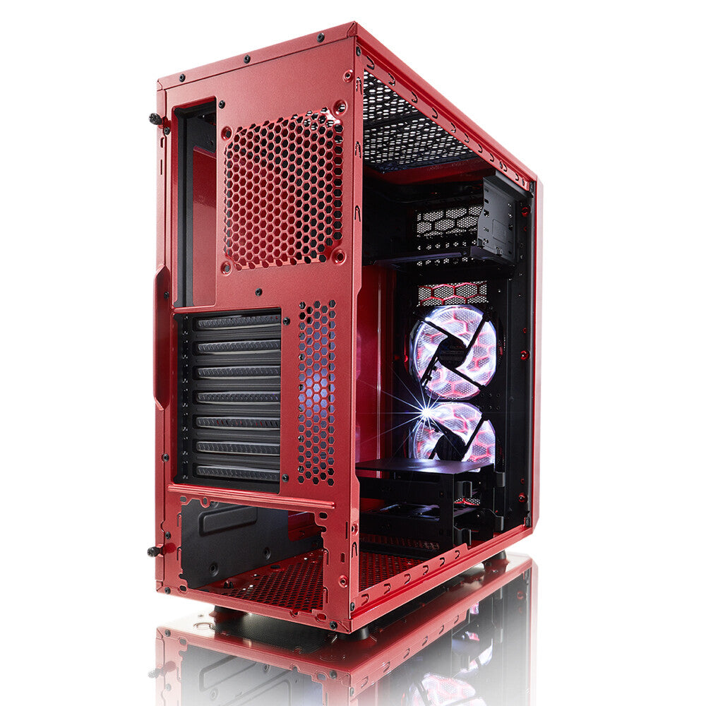 Fractal Design Focus G - ATX Mid Tower Case in Black / Red