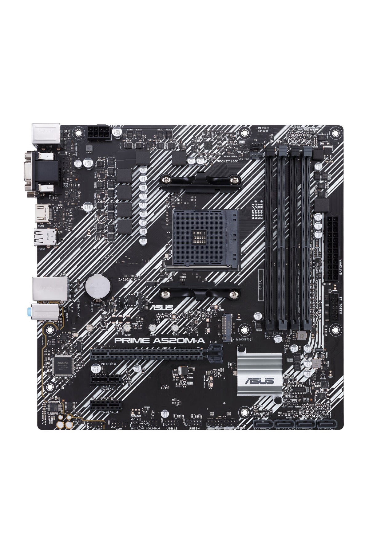 ASUS PRIME A520M-A II/CSM micro ATX motherboard - AMD A520 Socket AM4