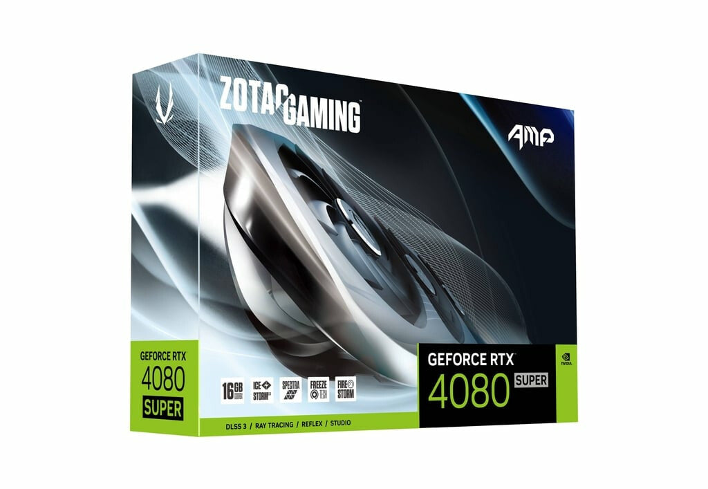 Zotac GAMING AMP - NVIDIA 16 GB GDDR6X GeForce RTX 4080 SUPER graphics card