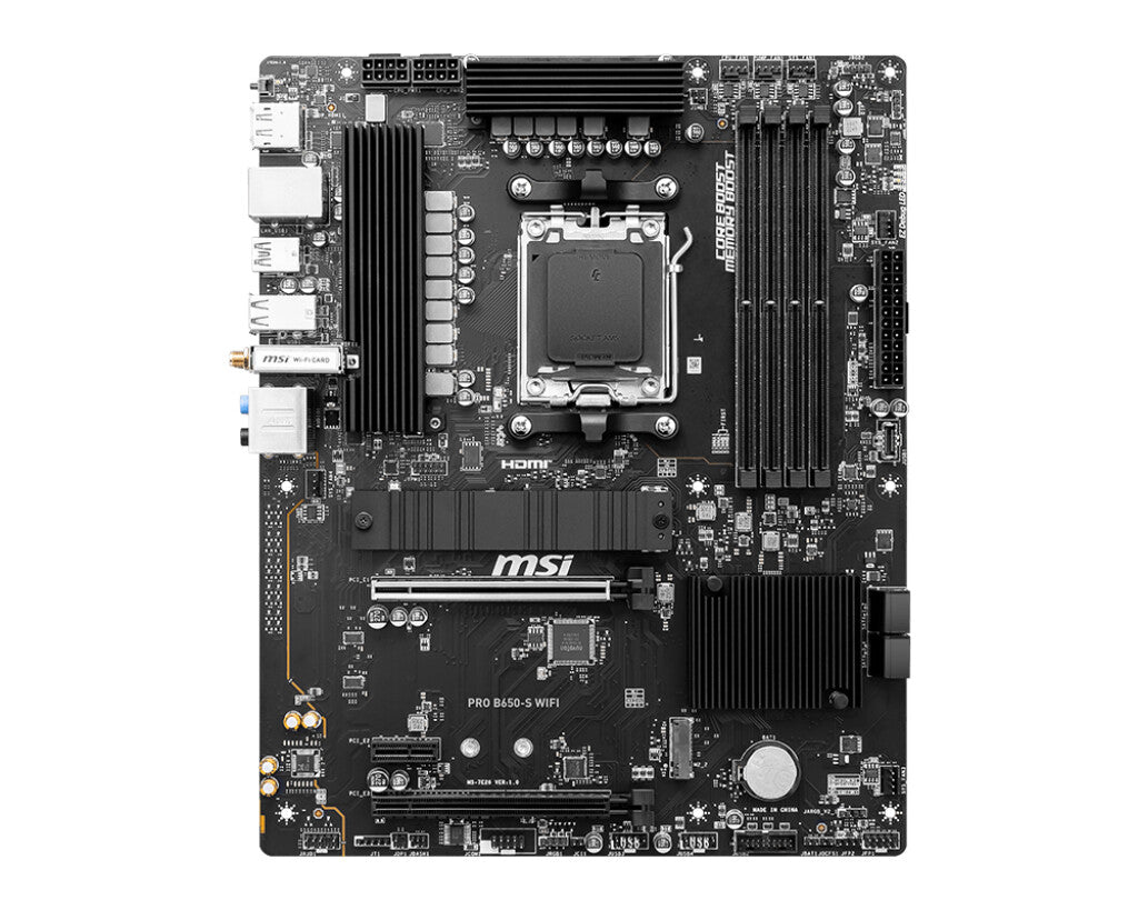 MSI PRO B650-S WIFI ATX motherboard - AMD B650 Socket AM5