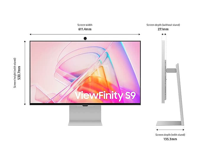 Samsung ViewFinity S9 - 68.6 cm (27&quot;) - 5120 x 2880 pixels 5K Ultra HD LED Monitor