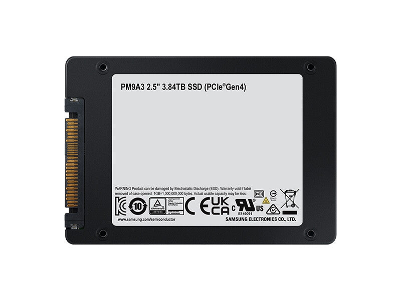 Samsung PM9A3 - PCI Express 4.0 NVMe V-NAND TLC 2.5&quot; SSD - 3.84 TB