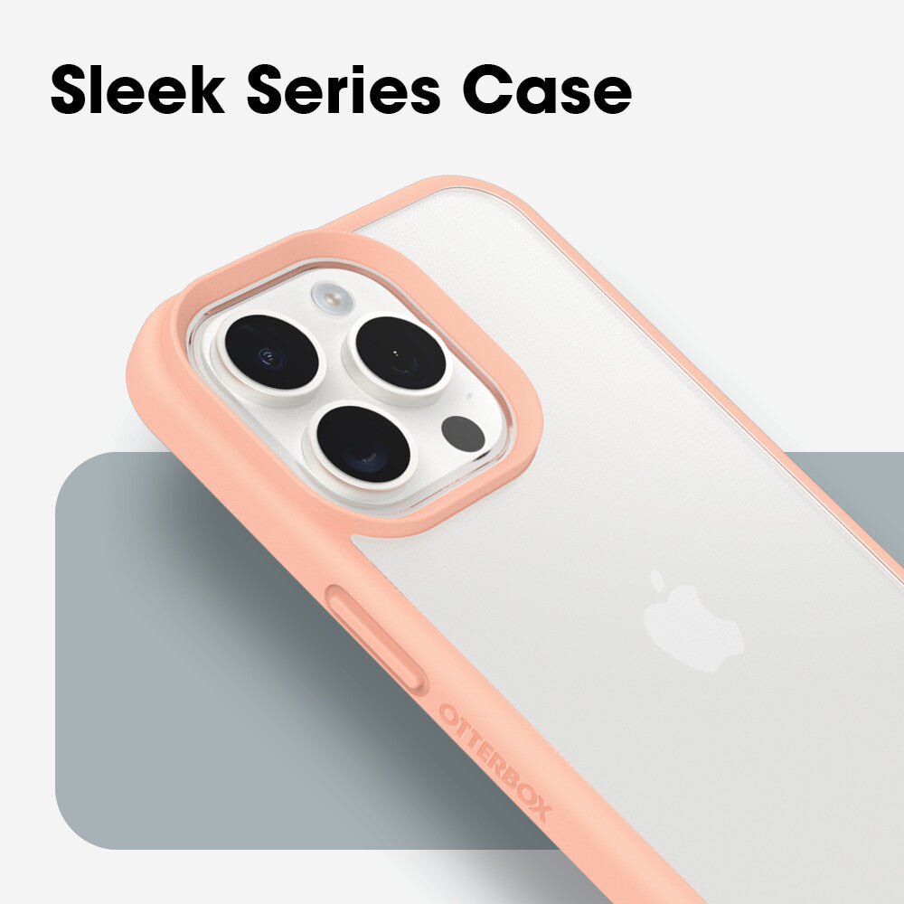 OtterBox React Series for iPhone 15 Pro Max in Peach Perfect