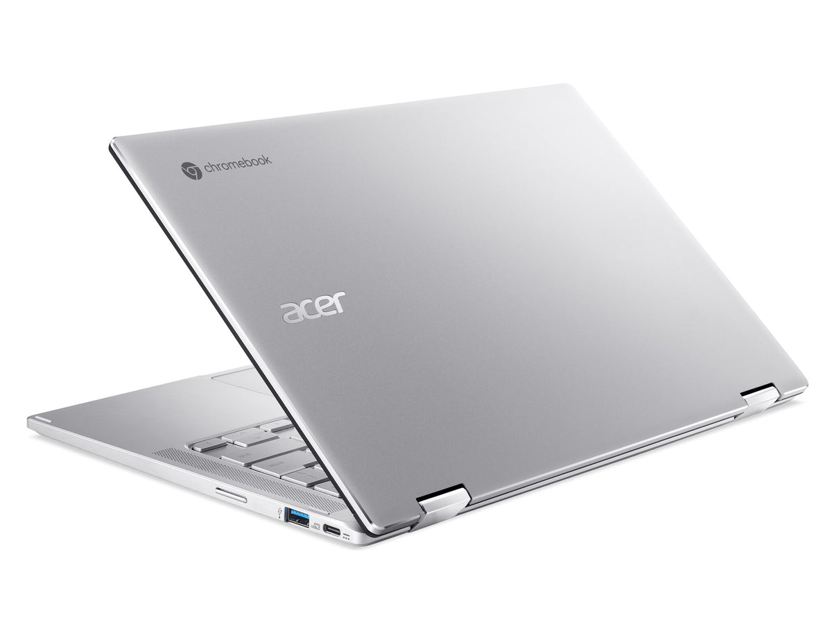 Acer Chromebook Spin 514 - 35.6 cm (14&quot;) - Touchscreen - Intel® Core™ i3-1110G4 - 8 GB LPDDR4x-SDRAM - 128 GB SSD - Wi-Fi 6 - ChromeOS - Silver