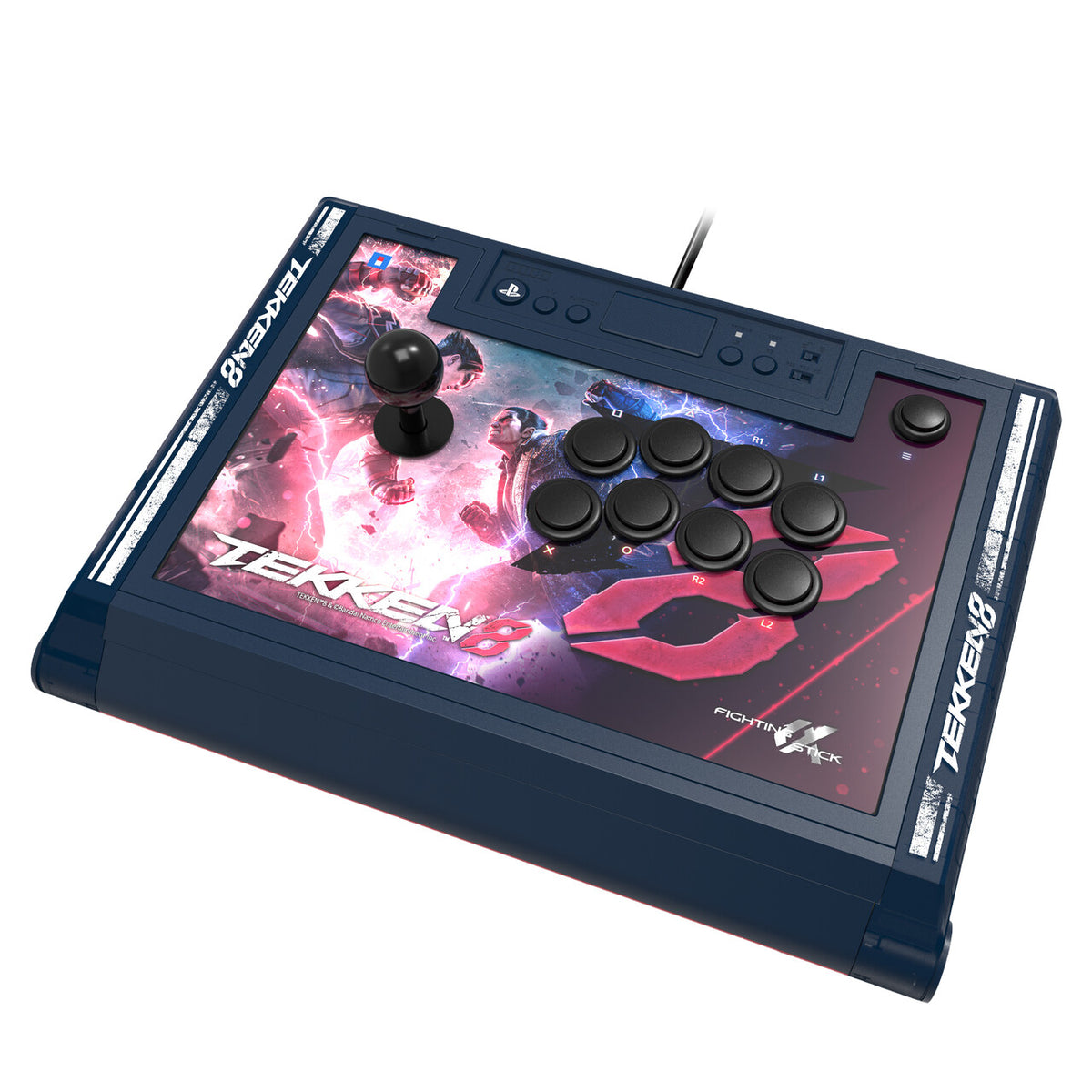 Hori Fighting Stick Alpha (Tekken 8 Edition) - USB Wired Flightstick Gamepad for  PC / PS4 / PS5