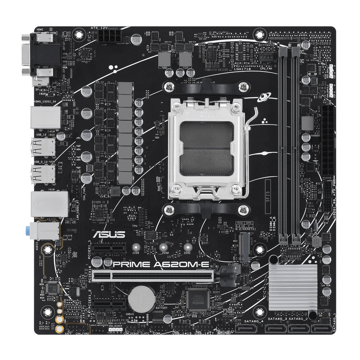 ASUS PRIME A620M-E-CSM micro ATX motherboard - AMD A620 Socket AM5