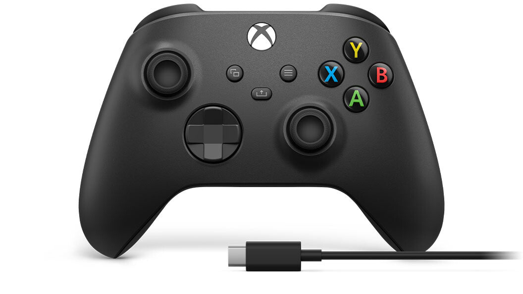 Microsoft Xbox Wireless Controller + USB-C Cable in Black