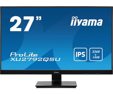 iiyama ProLite XU2792QSU-B1 Computer Monitor 68.6 cm (27&quot;) 2560 x 1440 pixels WQXGA LED Black