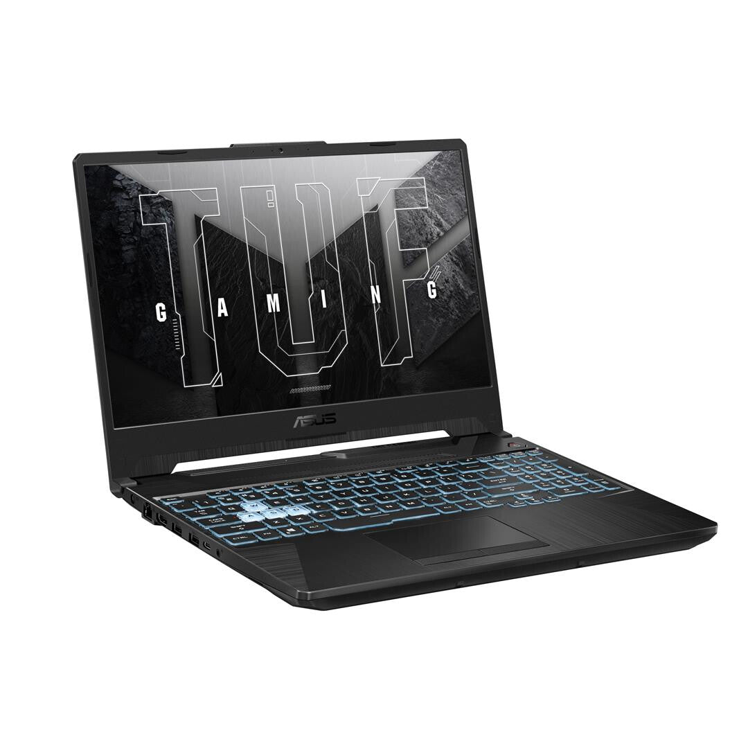 ASUS TUF Gaming F15 Laptop - 39.6 cm (15.6&quot;) - Intel® Core™ i5-11400H - 8 GB DDR4-SDRAM - 512 GB SSD - NVIDIA GeForce RTX 2050 - Wi-Fi 6 - Windows 11 Home - Black