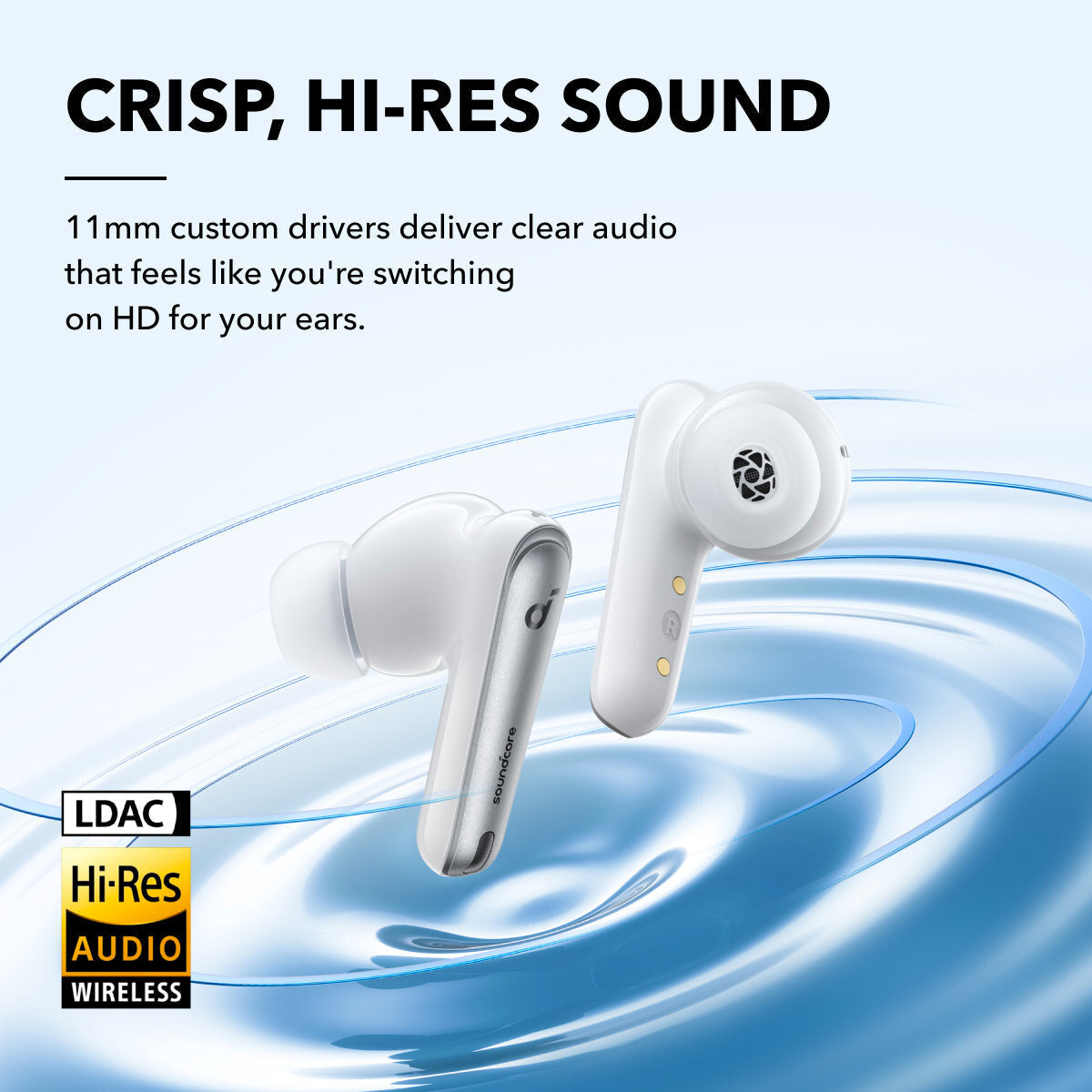 Anker Liberty 4 NC - Bluetooth Wireless In-ear Earbuds in White