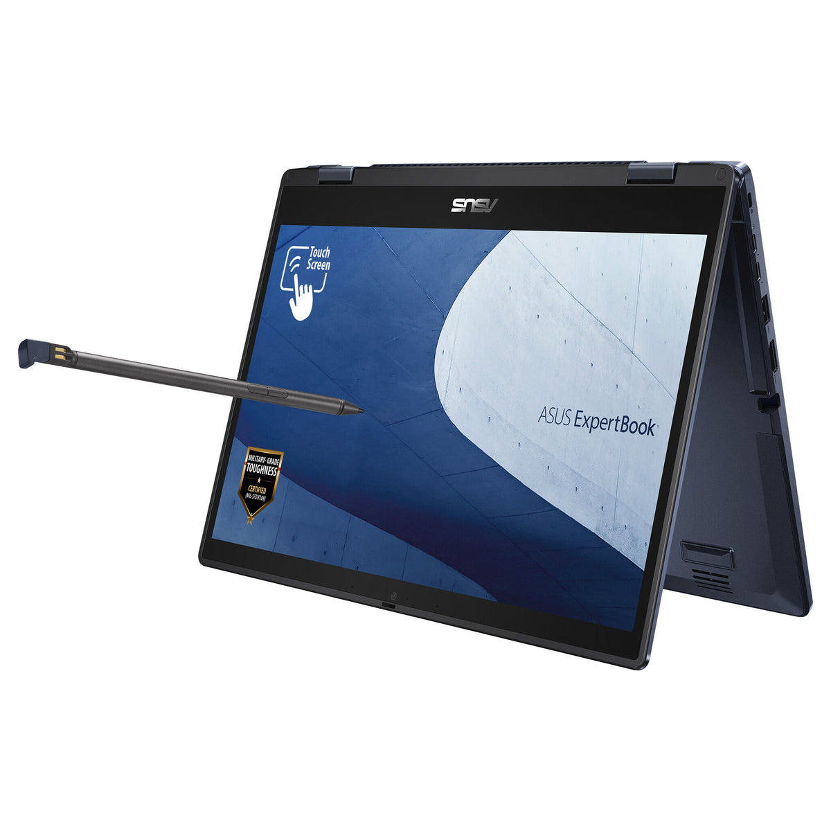 ASUS ExpertBook B3 Flip Hybrid (2-in-1) - 35.6 cm (14&quot;) - Touchscreen - Intel® Core™ i5-1135G7 - 8 GB DDR4-SDRAM - 256 GB SSD - Wi-Fi 6 - Windows 11 Pro - Black