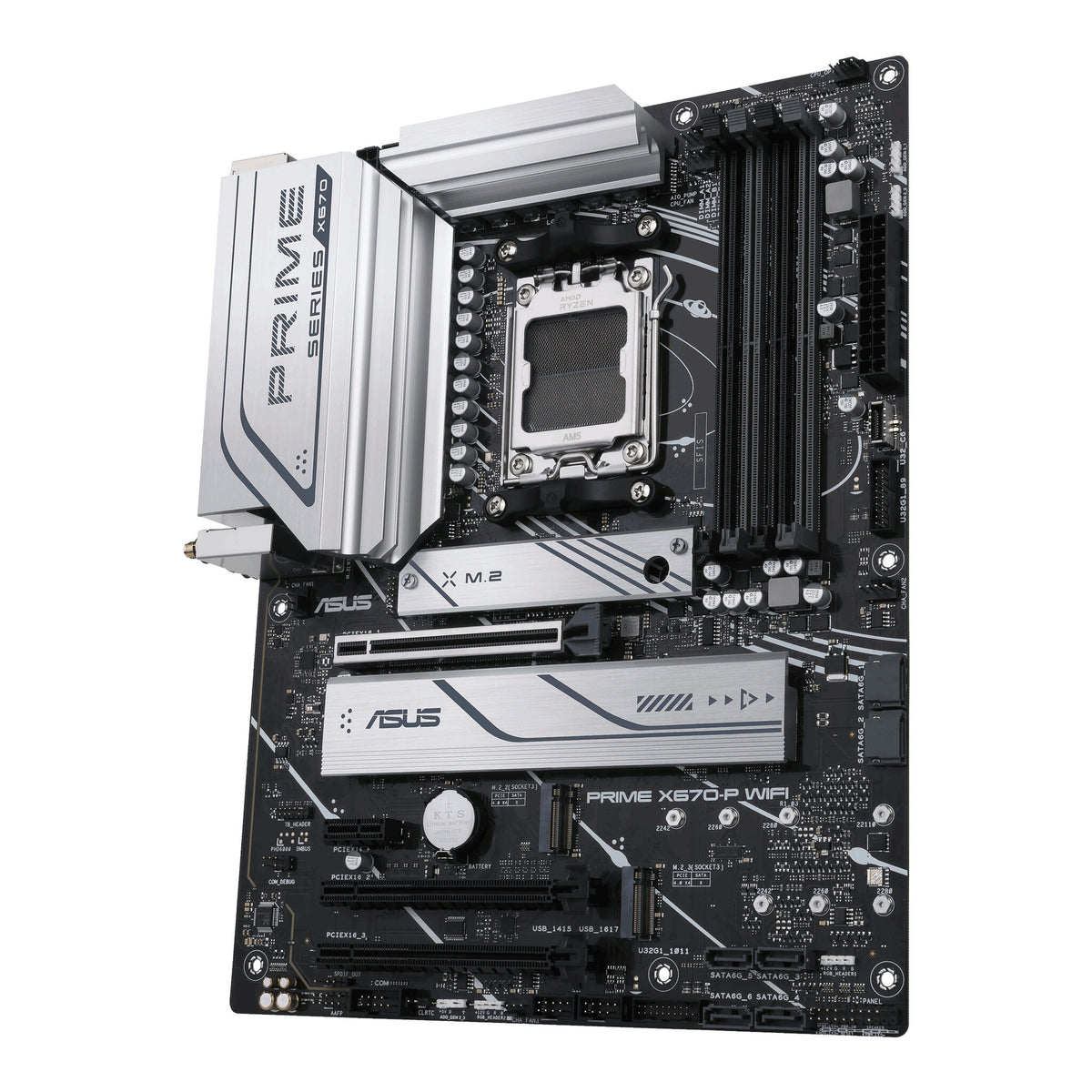 ASUS PRIME X670-P WIFI ATX motherboard - AMD X670 Socket AM5