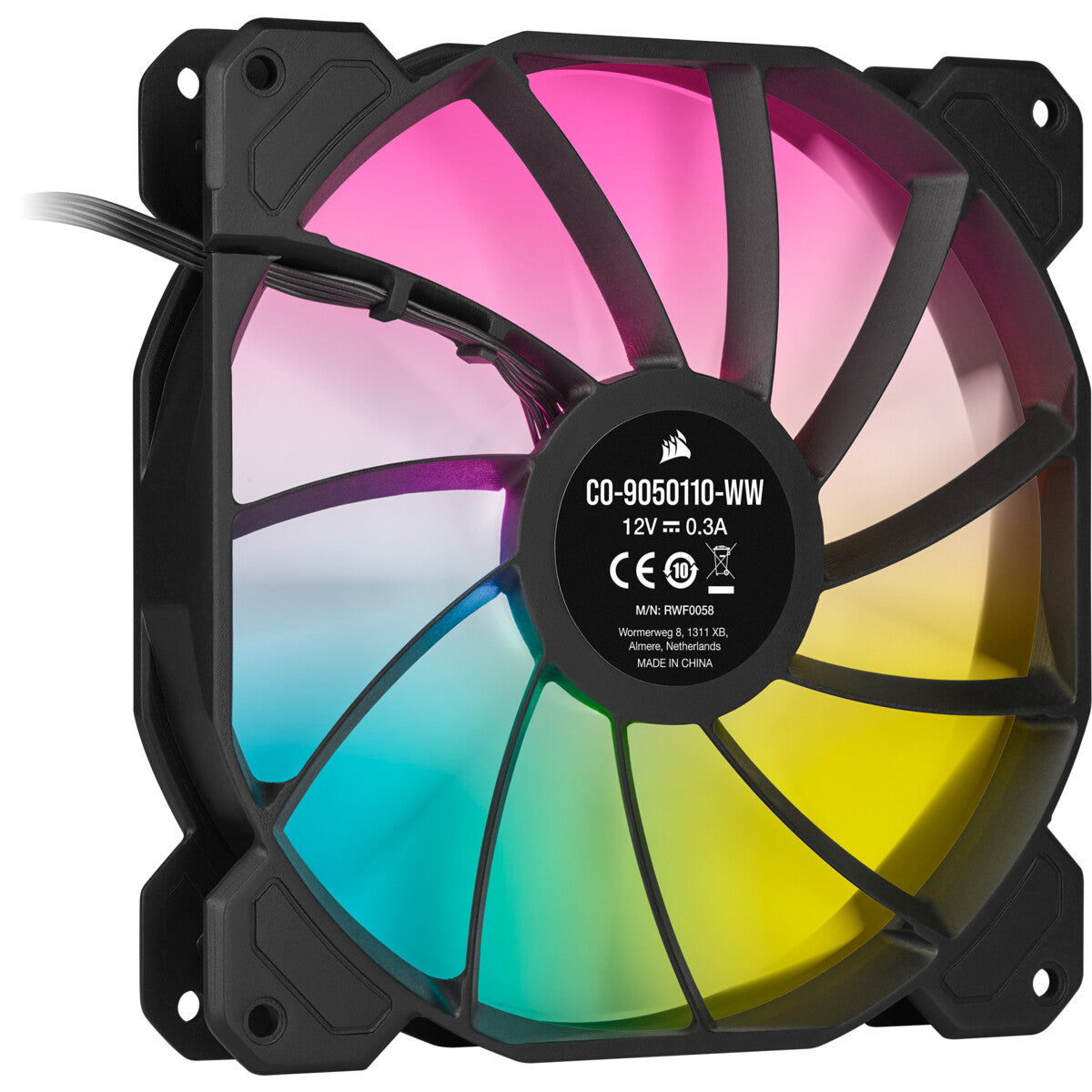 Corsair SP140 RGB ELITE - Computer Case Fan in Black - 140mm