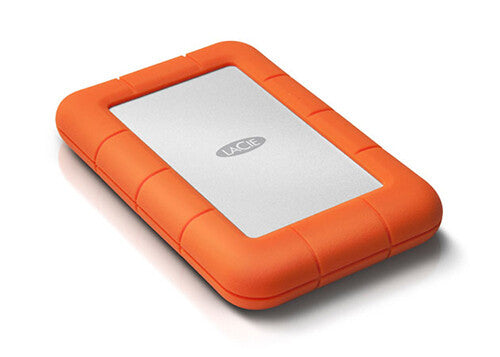 LaCie Rugged - Micro-USB External SSD in Orange / Silver - 250 GB