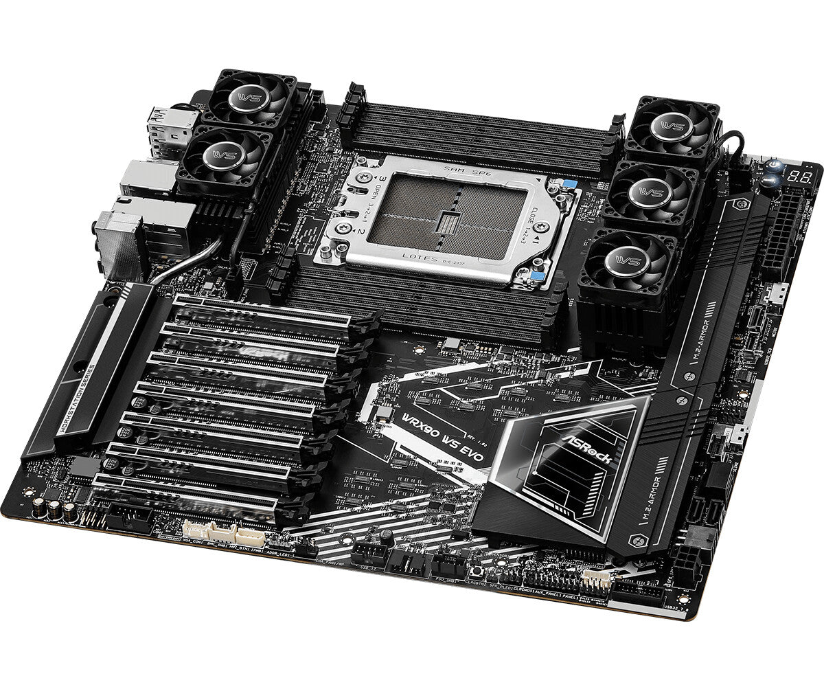 Asrock WRX90 WS EVO EEB motherboard - AMD WRX90 Socket sTR5