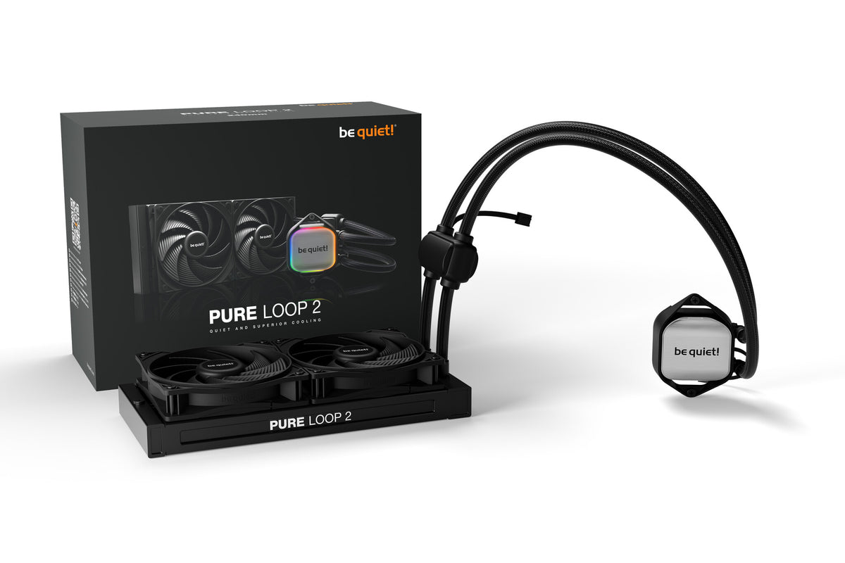 be quiet! Pure Loop 2 - All-in-one Liquid Processor Cooler in Black - 120mm