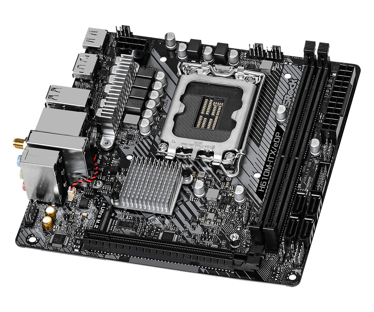 Asrock H610M-ITX/EDP mini ITX motherboard - Intel H610 LGA 1700