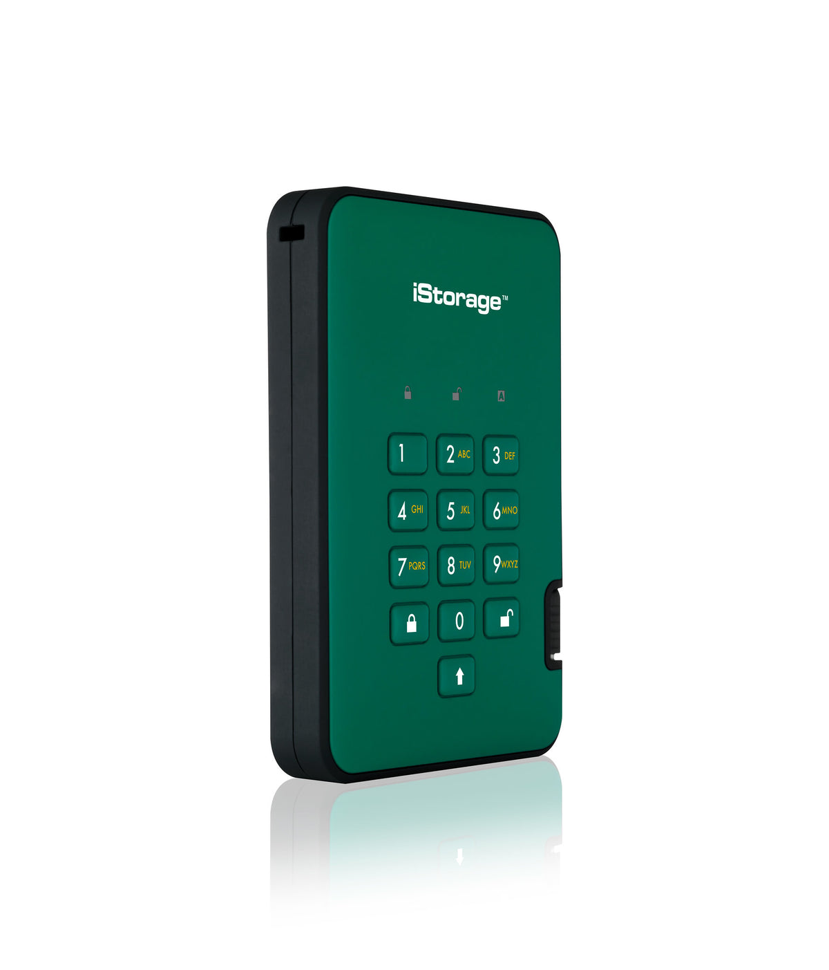 iStorage diskAshur2 - Secure Encrypted External solid state drive in Green - 1 TB