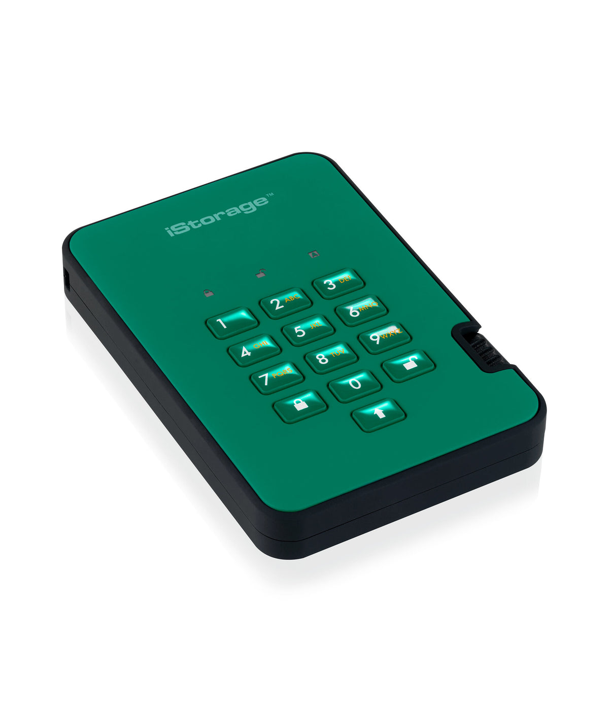 iStorage diskAshur2 - Secure Encrypted External solid state drive in Green - 128 GB