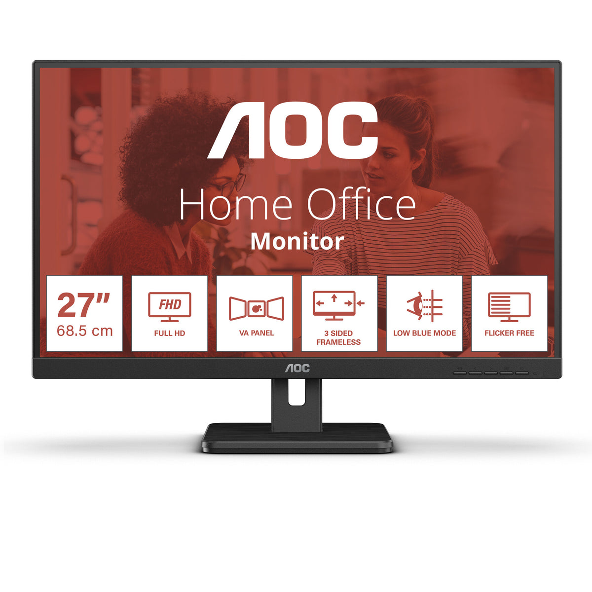 AOC 27E3UM/BK - 68.6 cm (27&quot;) - 1920 x 1080 pixels FHD Monitor