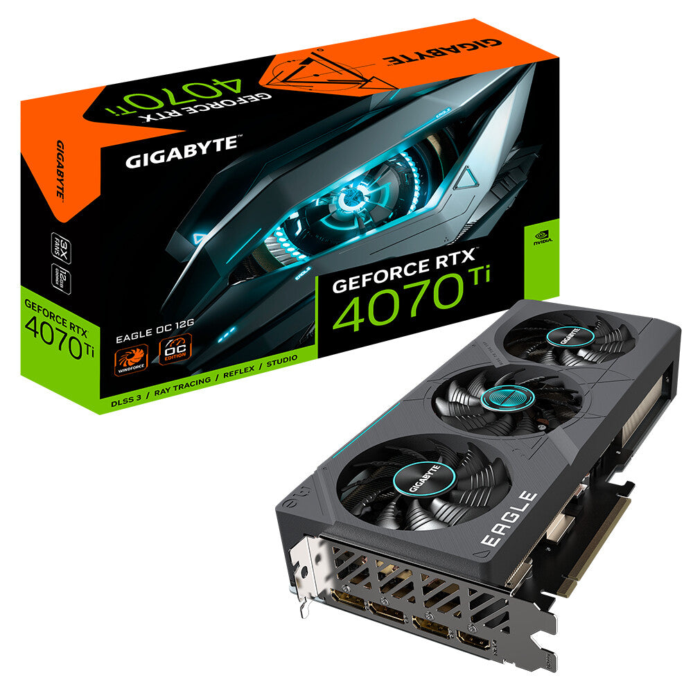 Gigabyte EAGLE OC 12G (rev. 2.0) - NVIDIA 12 GB GDDR6X GeForce RTX 4070 Ti graphics card