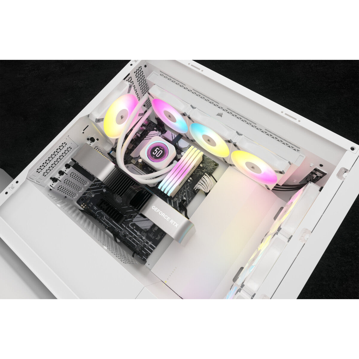 Corsair iCUE H150i ELITE XT - All-in-one Liquid Processor Cooler in White - 360mm