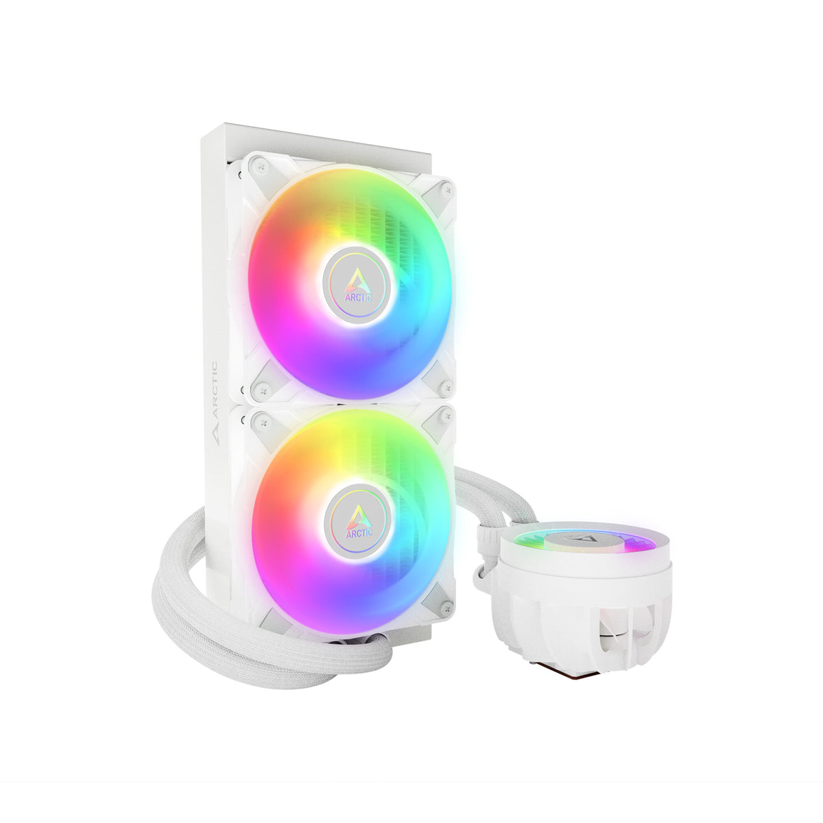 ARCTIC Liquid Freezer III 240 A-RGB - All-in-One Liquid CPU Cooler in White - 240mm