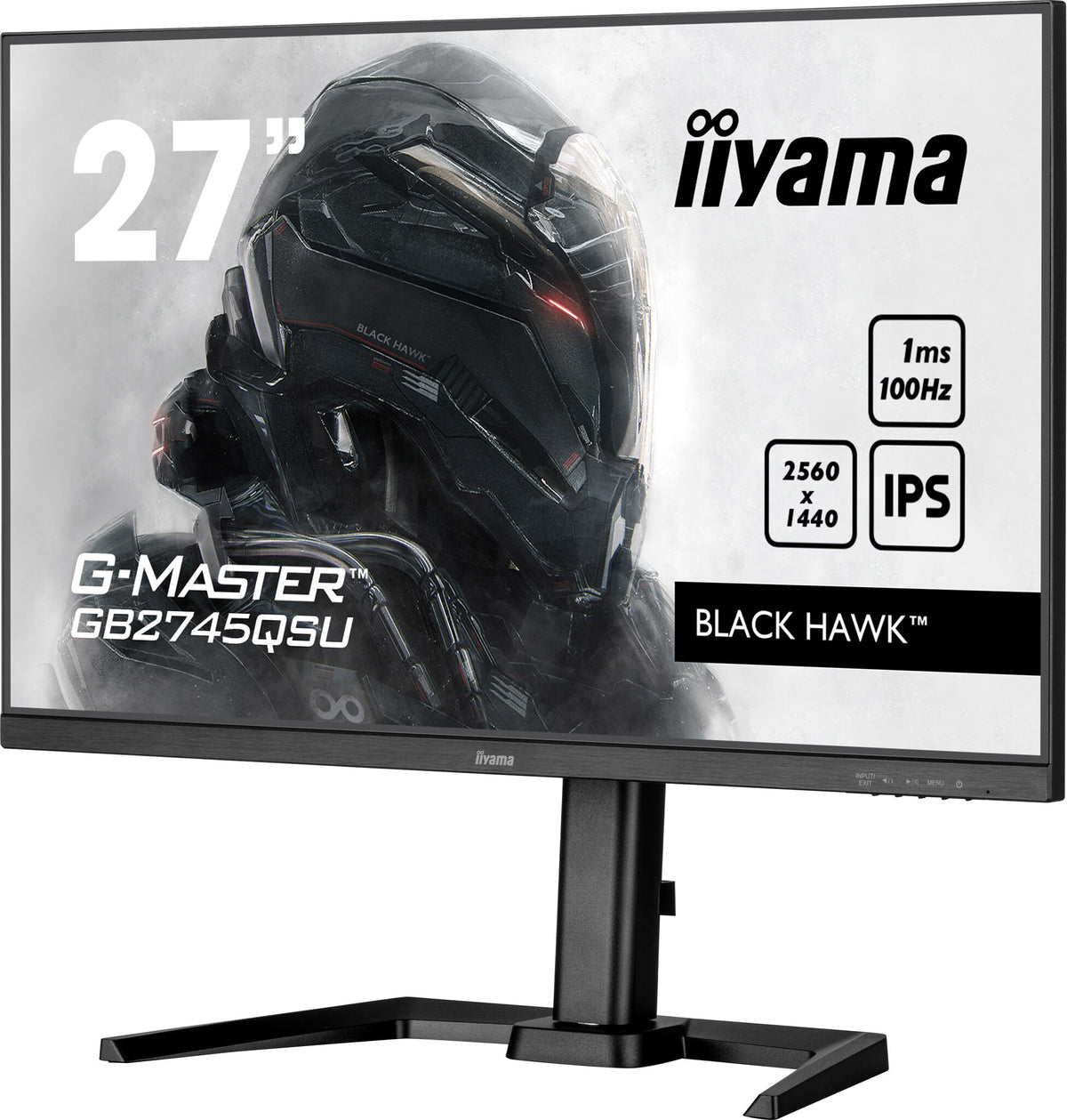 iiyama G-MASTER GB2745QSU-B1 - 68.6 cm (27&quot;) - 2560 x 1440 pixels 2K UHD LED Monitor