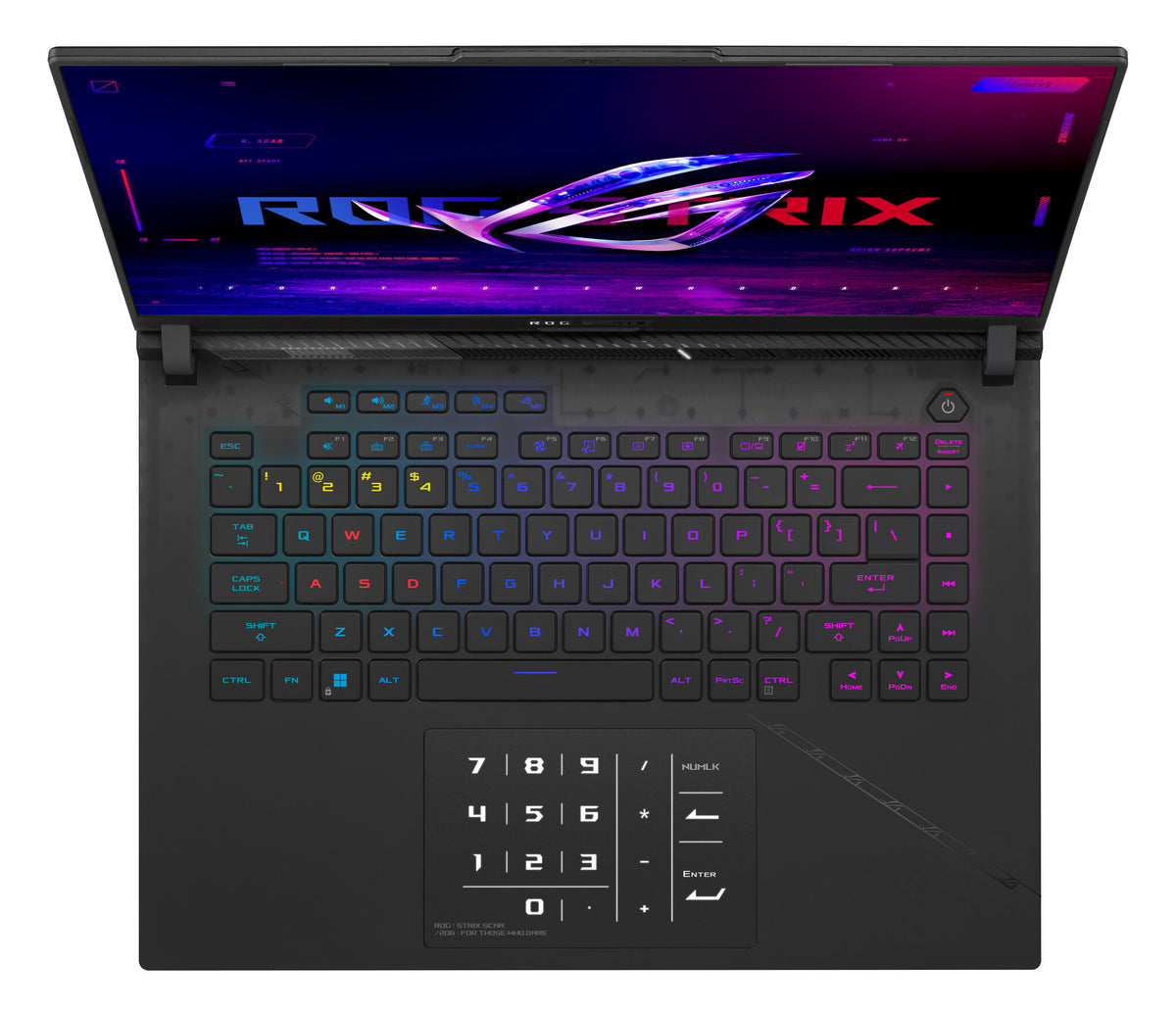 ASUS ROG Strix SCAR 16 Laptop 40.6 cm (16&quot;) -  Intel® Core™ i9-14900HX - 64 GB DDR5-SDRAM - 1 TB SSD - NVIDIA GeForce RTX 4080 - Wi-Fi 6E - Windows 11 Pro - Black