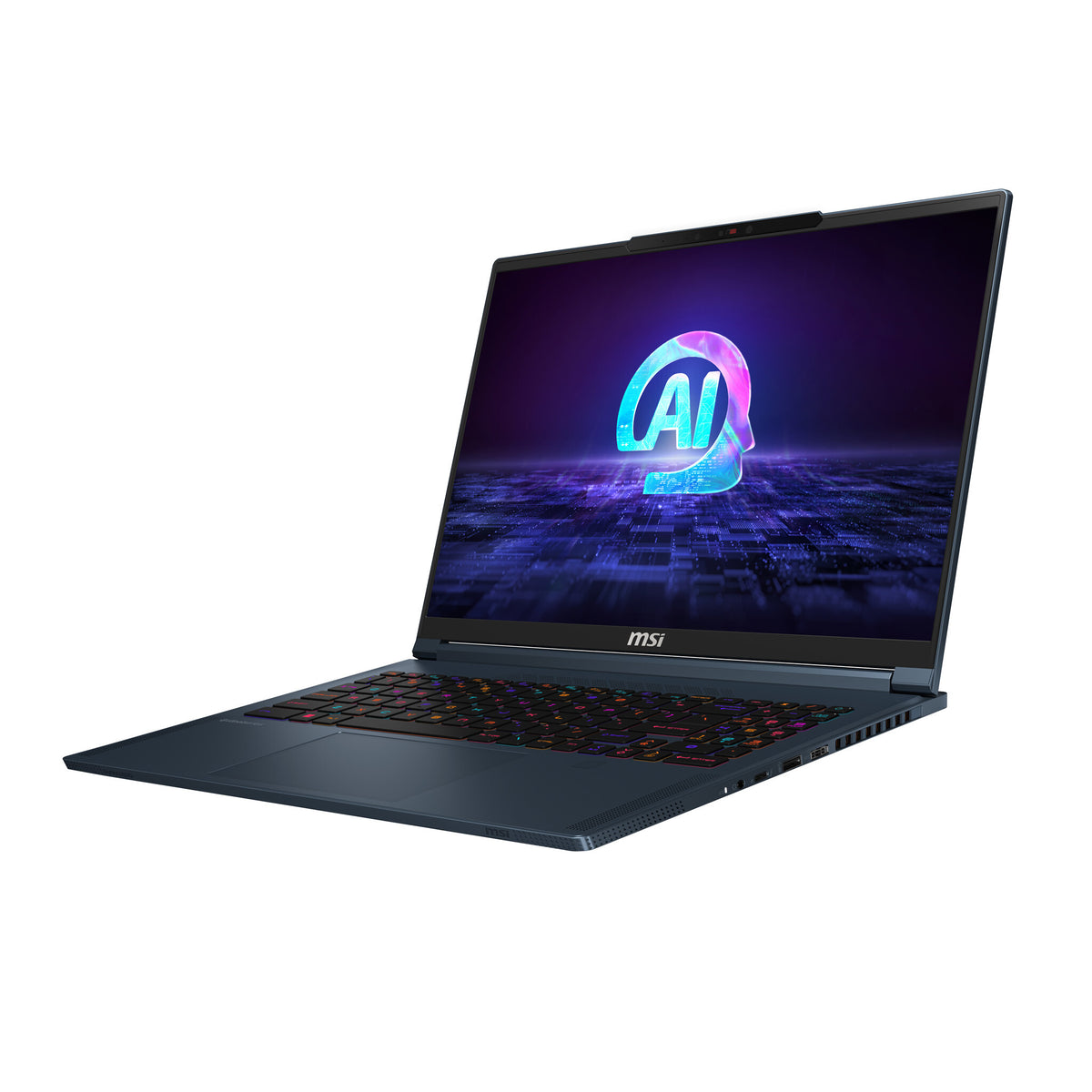 MSI Stealth 16 AI Studio Laptop - 40.6 cm (16&quot;) - Intel Core Ultra 7 155H - 32 GB DDR5-SDRAM - 1 TB SSD - NVIDIA GeForce RTX 4060 - Wi-Fi 7 - Windows 11 Home - Blue