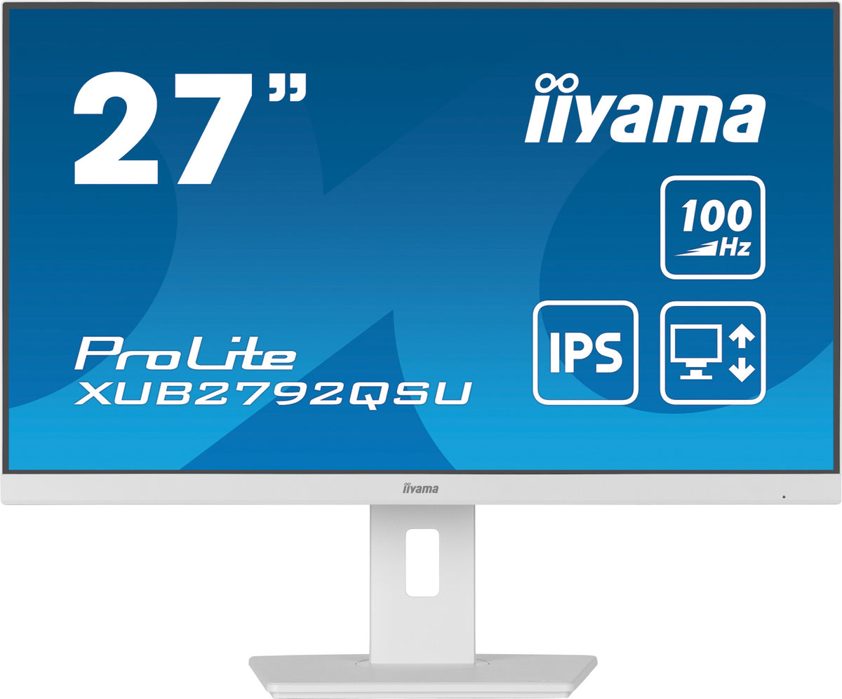 iiyama ProLite XUB2792QSU-W6 - 68.6 cm (27&quot;) - 2560 x 1440 pixels WQHD LED Monitor