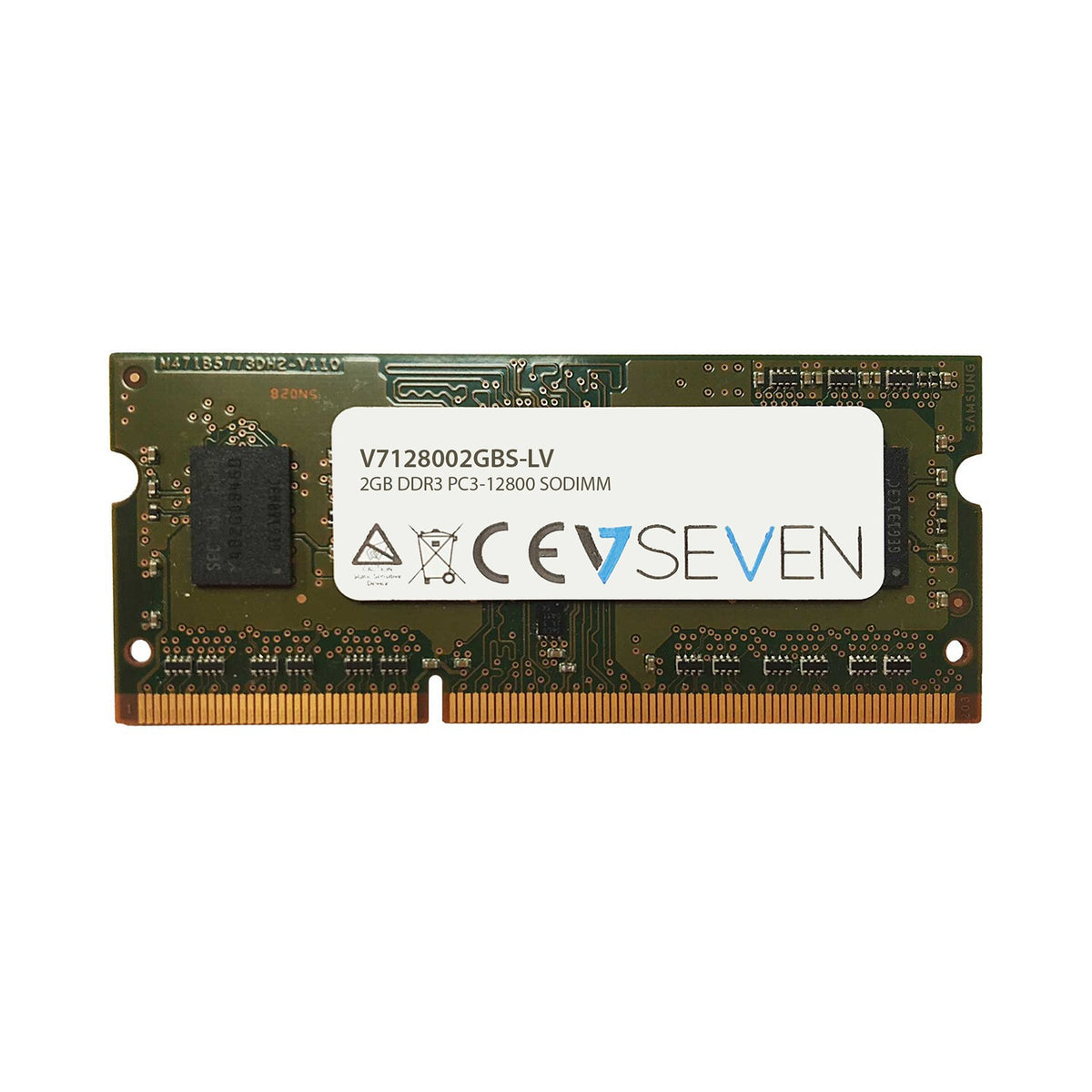 V7 - 2 GB 1 x 2 GB 1600 MHz DDR3 SO-DIMM memory module