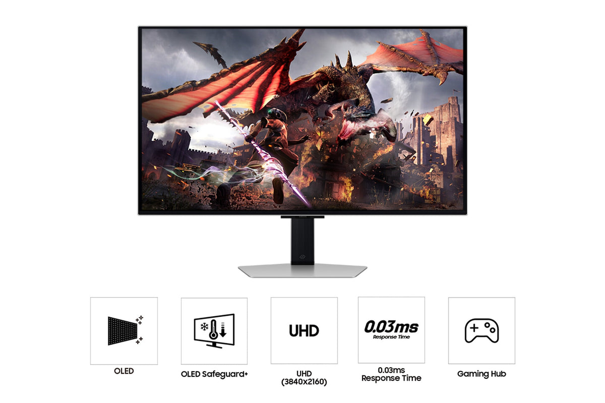 Samsung Odyssey OLED G80SD - 81.3 cm (32&quot;) - 3840 x 2160 pixels 4K UHD OLED Monitor