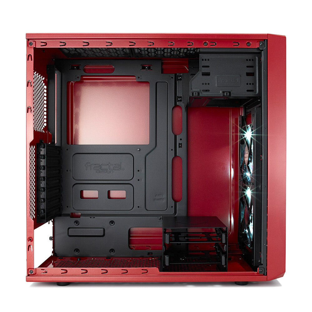 Fractal Design Focus G - ATX Mid Tower Case in Black / Red